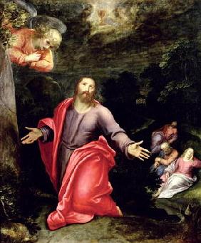 Jesus in the Garden of Olives, c.1590-95 (oil on canvas) 1889