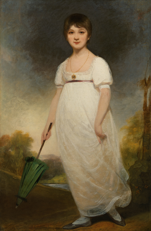 Portrait of Jane Austen (1775-1817) the 'Rice Portrait' von Ozias Humphry