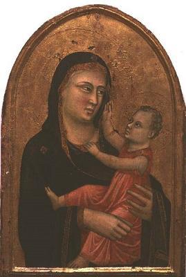 Madonna and Child (tempera on panel) 16th