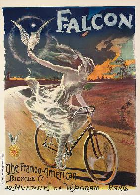 Poster advertising Falcon bicycles c.1894