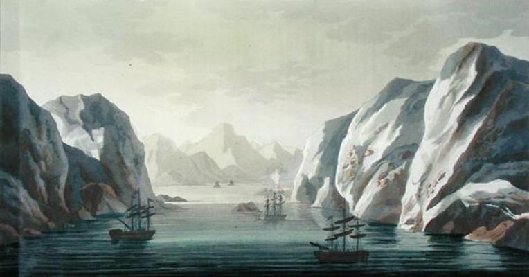 Seeking the North West Passage - the British Voyage to Spitzbergen, 1818, from 'Le Costume Ancien et von Paolo Fumagalli