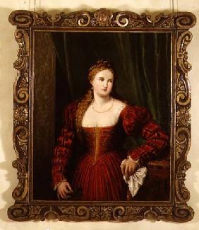 Portrait of Violante, daughter of Palma Vecchio 1530-35