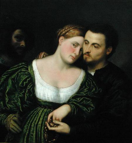 The Venetian Lovers von Paris Bordone
