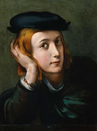 Bildnis eines jungen Mannes.
