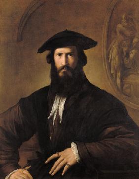 Bildnis eines bärtigen Mannes. Um 1530/40