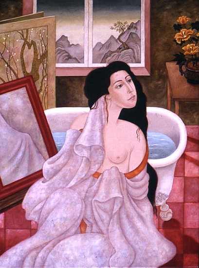 After the Bath, 1999 (oil on canvas)  von Patricia  O'Brien