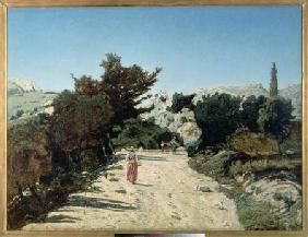 Route de la Gineste, near Marseilles 1859