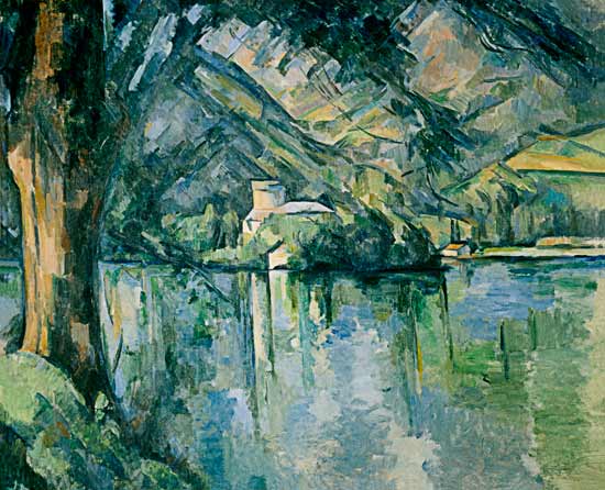 Der See von Annecy von Paul Cézanne