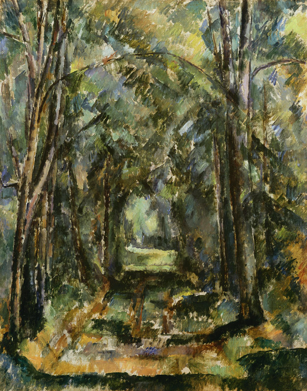 Avenue at Chantilly von Paul Cézanne