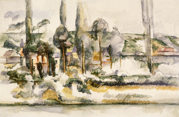 Château de Medan von Paul Cézanne