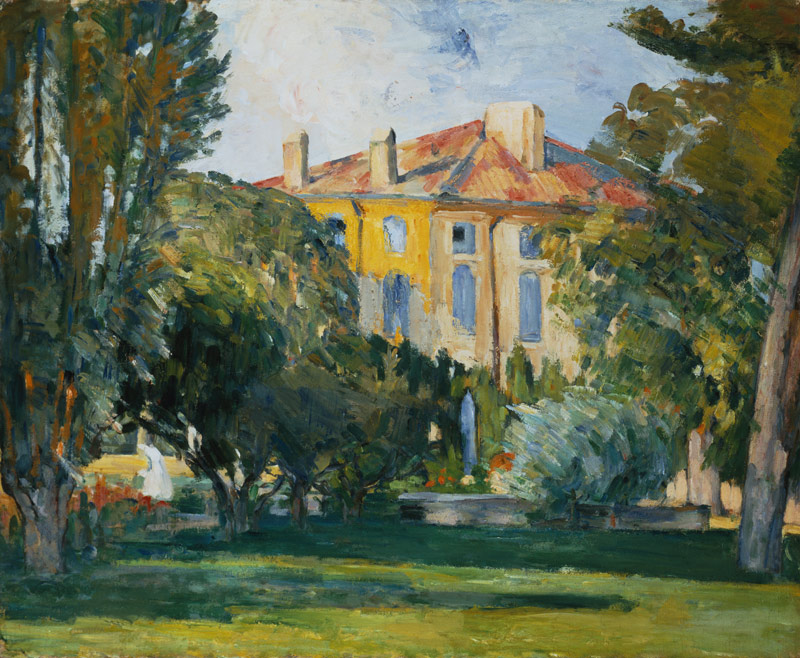 Das Haus in Jas de Bouffan von Paul Cézanne