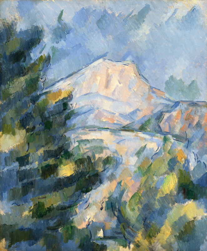 Mont Sainte-Victoire von Paul Cézanne