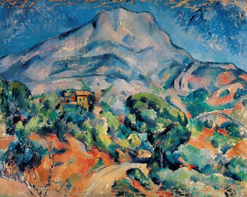 Mont Saint Victoire von Paul Cézanne