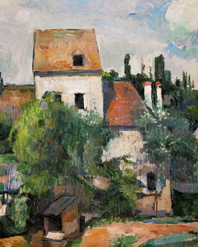 Moulin de la Couleuvre at Pontoise (detail of 32401) von Paul Cézanne