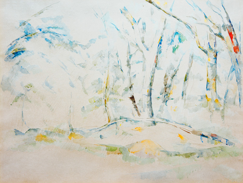 Unterholz von Paul Cézanne