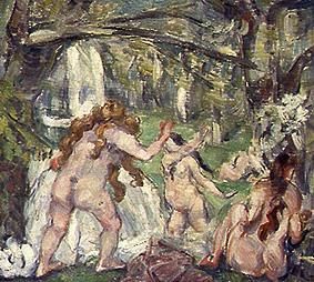 Badende Frauen von Paul Cézanne