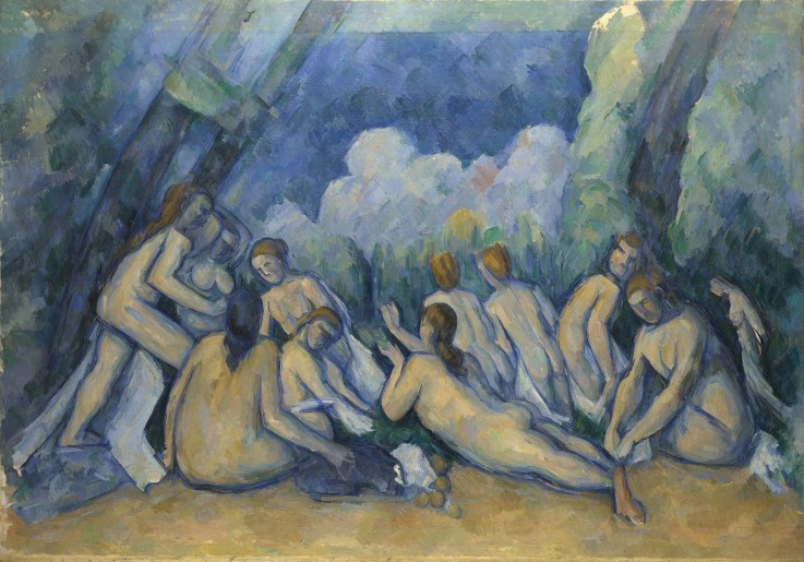 Badende (Les Grandes Baigneuses) von Paul Cézanne