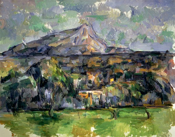 Le Mont Sainte-Victoire von Paul Cézanne
