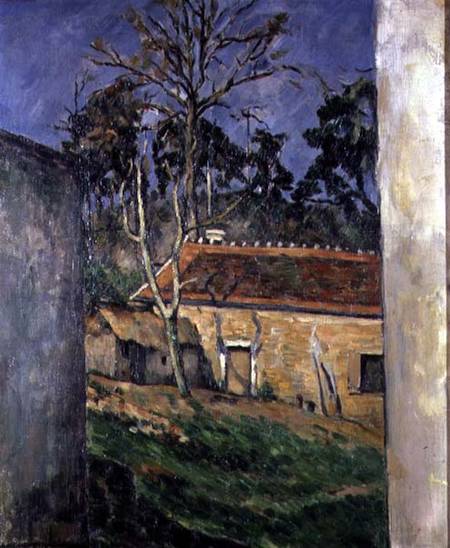Farmyard at Auvers von Paul Cézanne