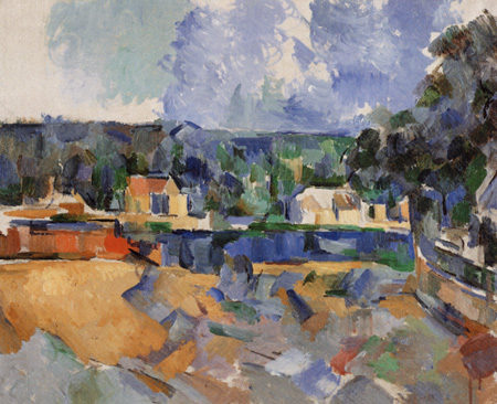 Flußufer von Paul Cézanne