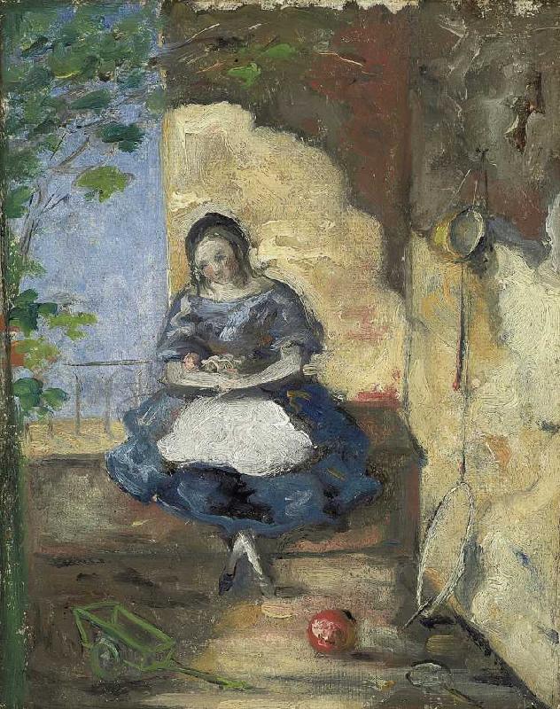 Kleines Mädchen (Fillette) von Paul Cézanne