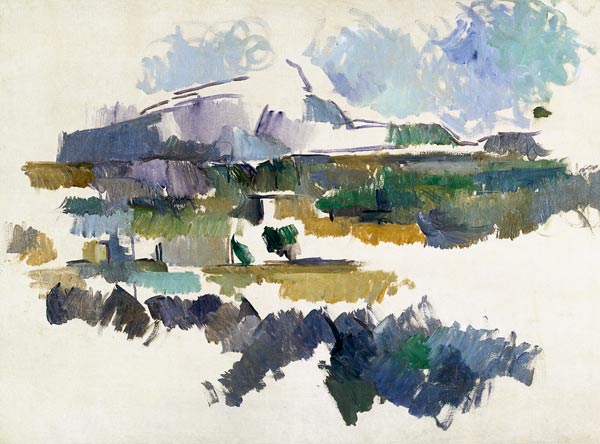 Montagne Sainte-Victoire von Paul Cézanne