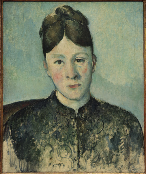 Portrait Madame Cézanne von Paul Cézanne