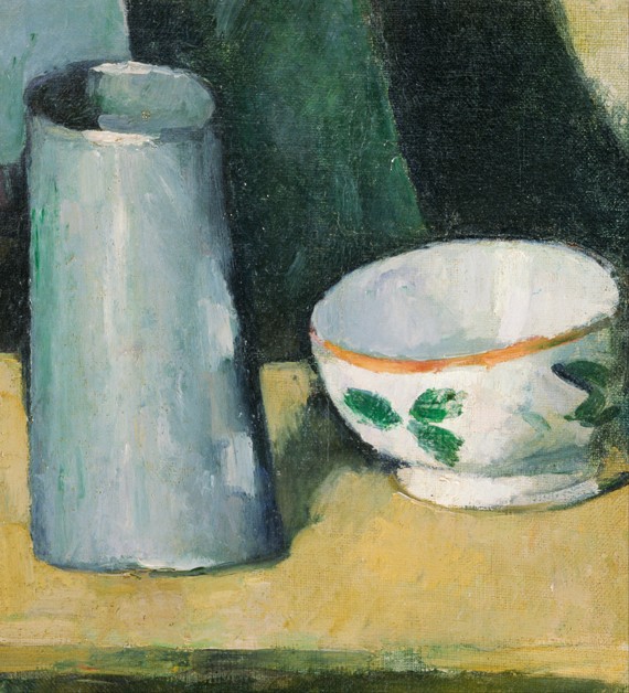 Schüssel und Milchkrug von Paul Cézanne