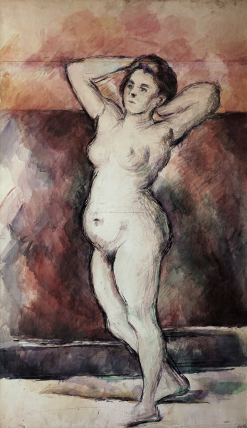 Stehender Frauenakt von Paul Cézanne