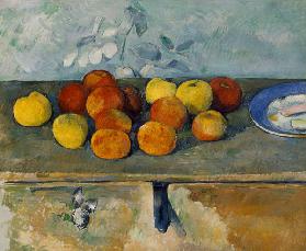 P.Cezanne, Aepfel und Biscuits