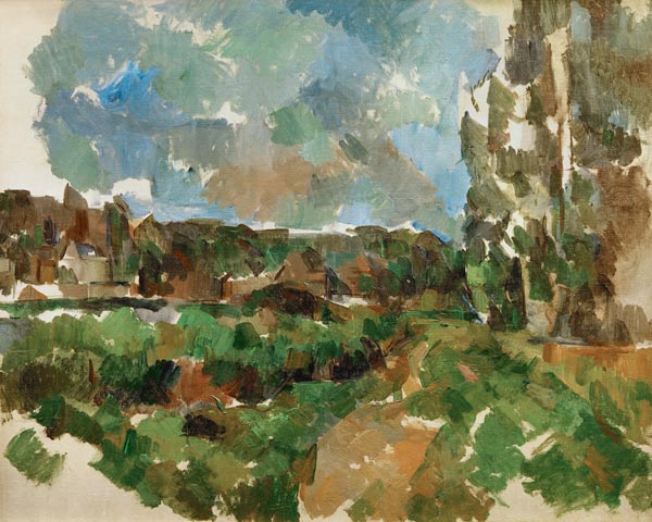 Uferlandschaft von Paul Cézanne