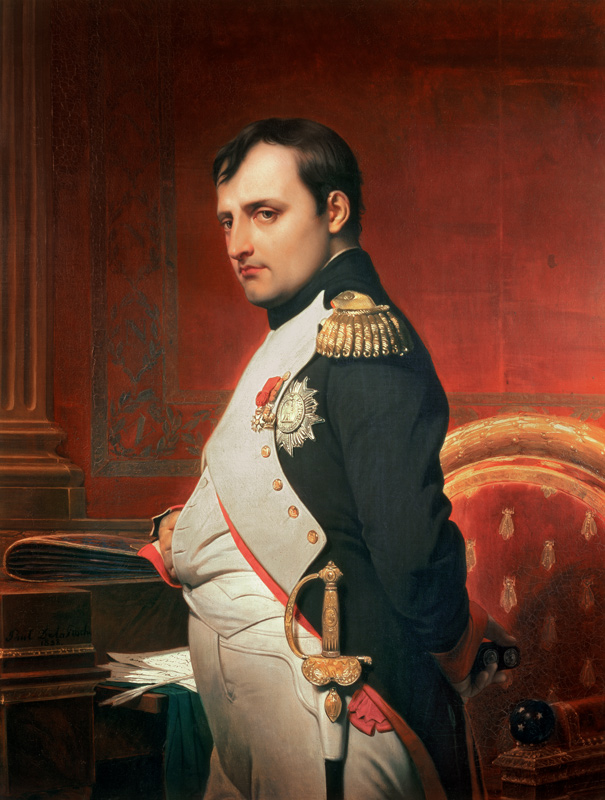 Napoleon (1769-1821) in seinem Herrenzimmer von Hippolyte (Paul)  Delaroche