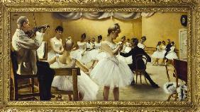 Die Ballettschule des königlichen Theaters. 1889