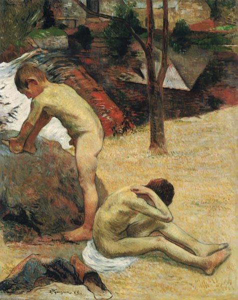 Badende bretonische Knaben von Paul Gauguin