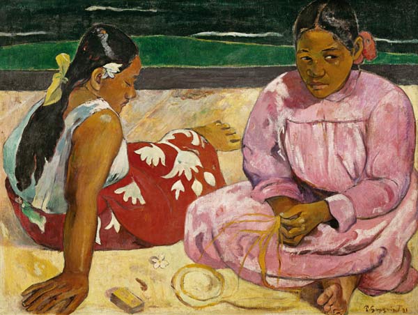 Frauen auf Tahiti von Paul Gauguin