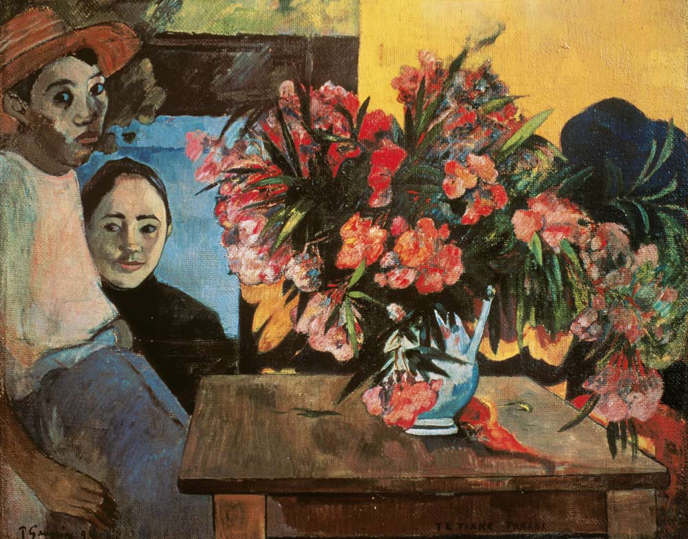 TE TIARE FARANI (Der französische Blumenstrauß) von Paul Gauguin