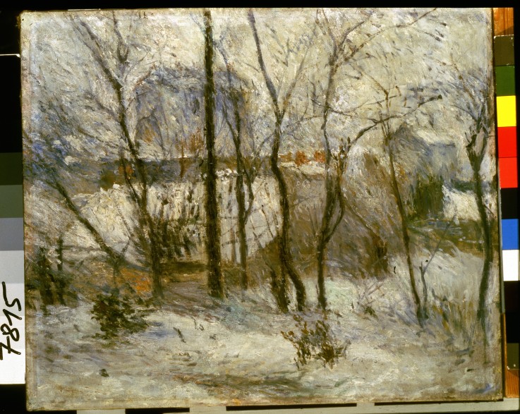 Garten im Schnee von Paul Gauguin