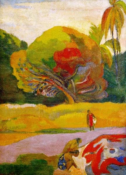 Frauen am Fluß von Paul Gauguin