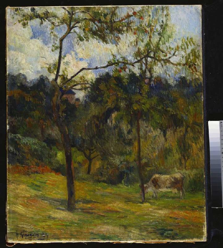Landschaft in der Normandie von Paul Gauguin