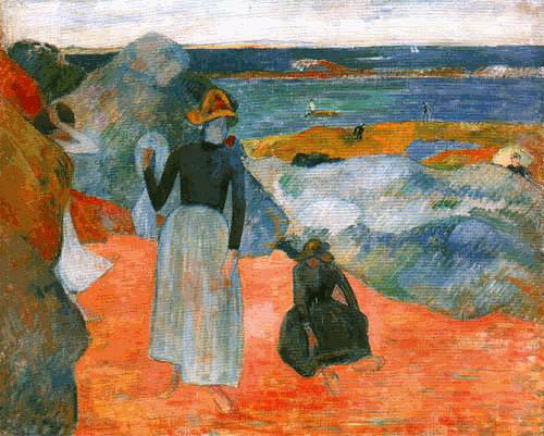Am Strand von Paul Gauguin