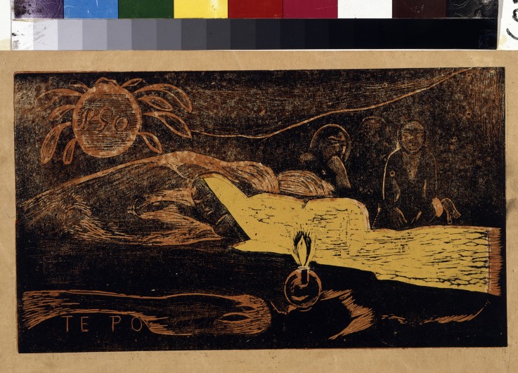 Te po. La grande nuit (Aus der Folge "Noa Noa") von Paul Gauguin