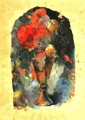 Blumenvase nach Delacroix (Frontispiz für Noa Noa) 1894-1897