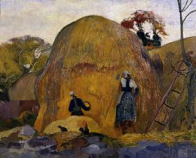 P.Gauguin, Les meules jaunes