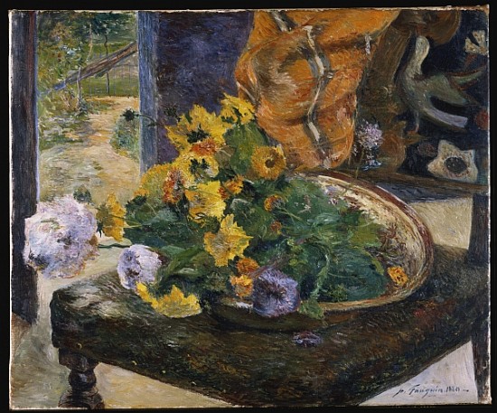 To Make a Bouquet von Paul Gauguin
