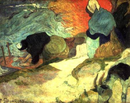 Washerwomen of Arles von Paul Gauguin