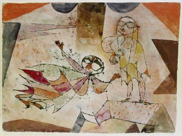 Botschaft des Luftgeistes. von Paul Klee