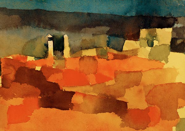 Auf eine Scizze aus Sidibusaid von Paul Klee