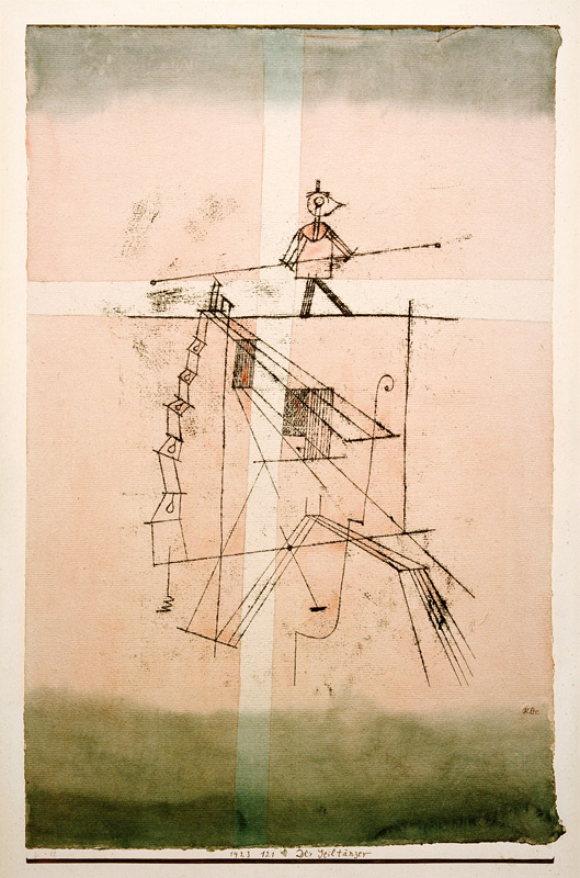 Der Seiltaenzer, 1923, 121. von Paul Klee