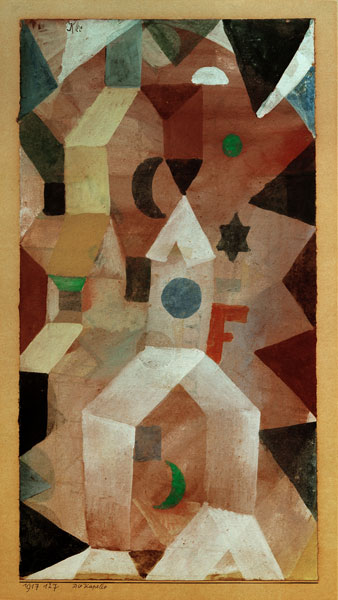 Die Kapelle, 1917, 127. von Paul Klee