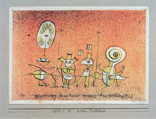 Die heitere Seite, von Paul Klee